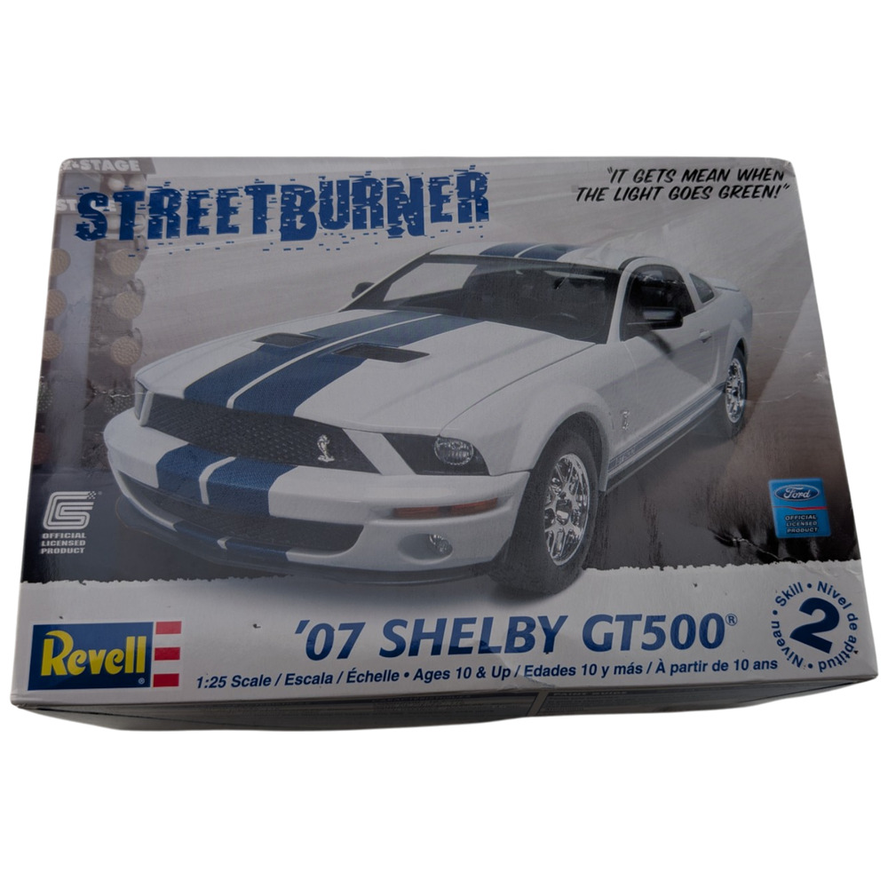 Revell 85-2097 '07 Shelby GT500 1:25 Streetburner Model Kit Open Box